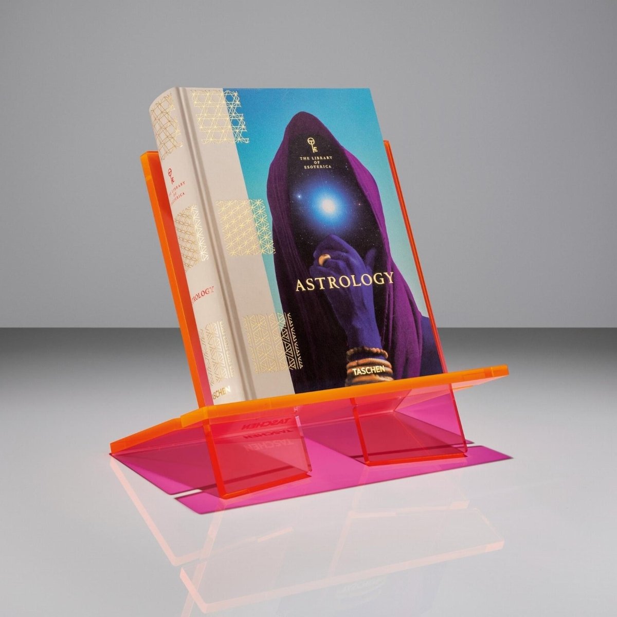 TASCHEN Modern Acrylic Bookstand, Medium - Radiant Pink