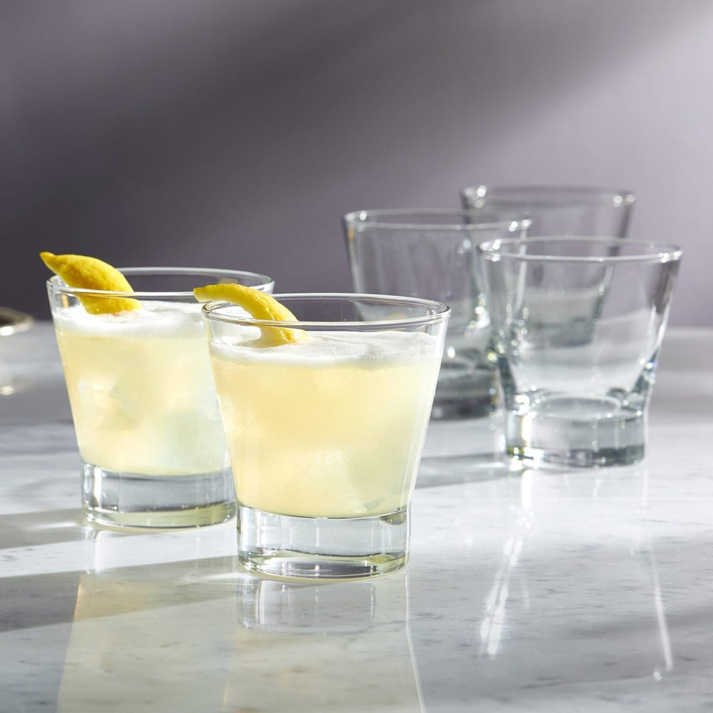 Libbey Modern Bar Essentials Double Old Fashioned Glasses, 10.5oz - Set of 6 - lily & onyx