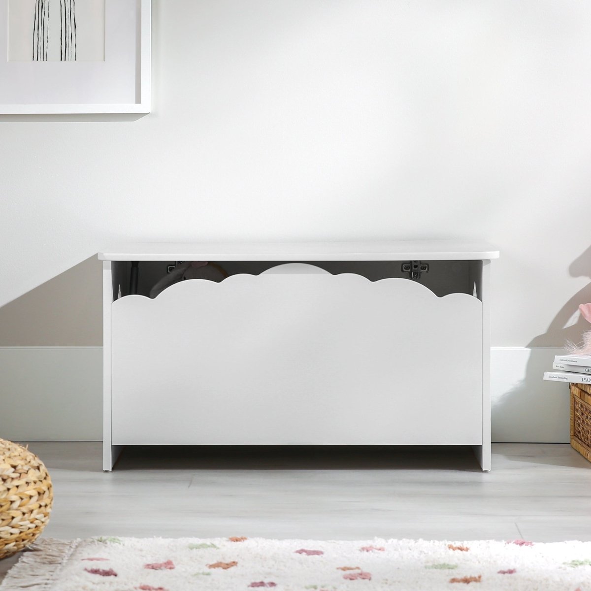 Walker Edison Modern Cloud-Shaped Children’s Storage Chest - lily & onyx