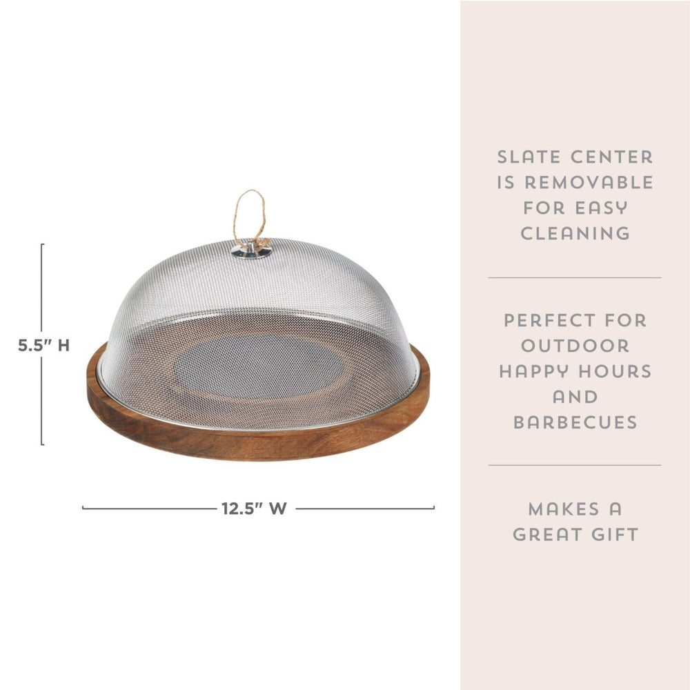 
                      
                        Twine Living Modern Manor Slate & Acacia Cheese Board with Dome - lily & onyx
                      
                    