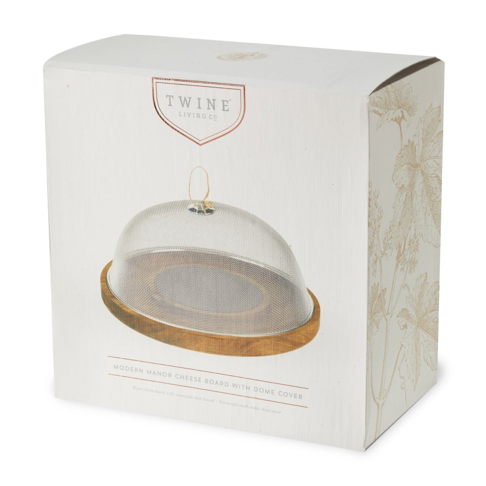 
                      
                        Twine Living Modern Manor Slate & Acacia Cheese Board with Dome - lily & onyx
                      
                    