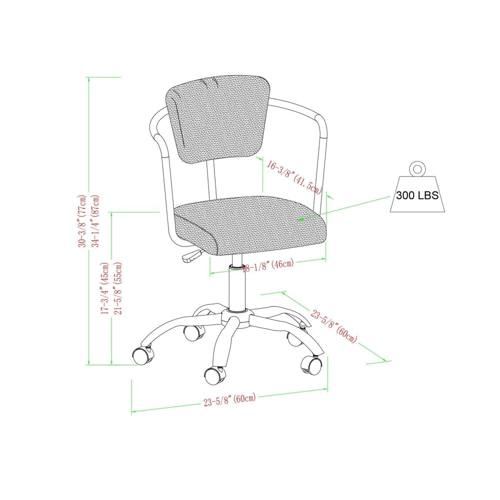 
                      
                        Walker Edison Modern Office Chair with Arms - lily & onyx
                      
                    