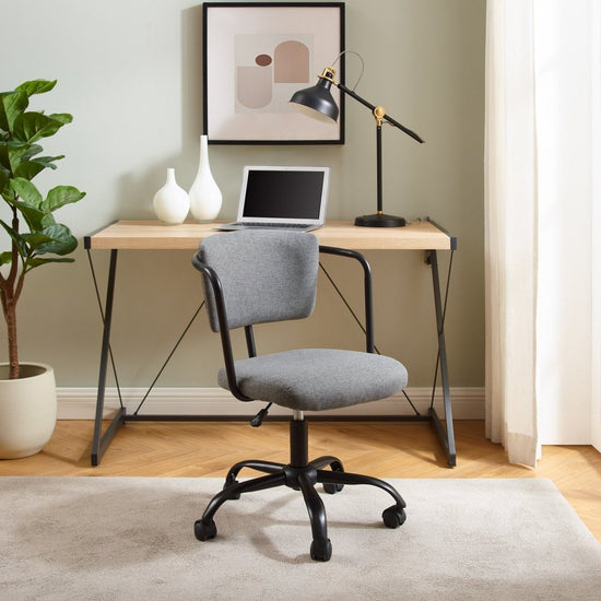 Walker Edison Modern Office Chair with Arms - lily & onyx