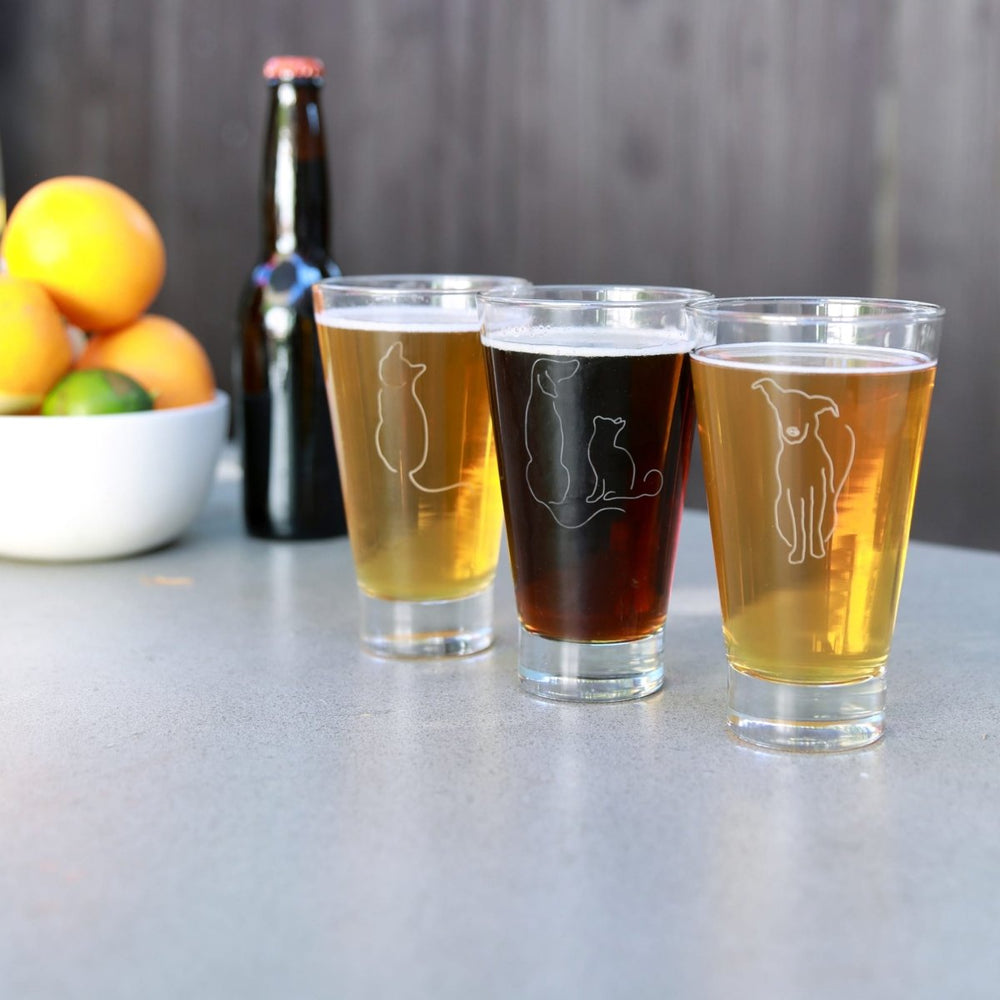 
                      
                        Libbey Modern Pets Arlo Hi - Ball Glasses, 14 oz - Set of 4 - lily & onyx
                      
                    
