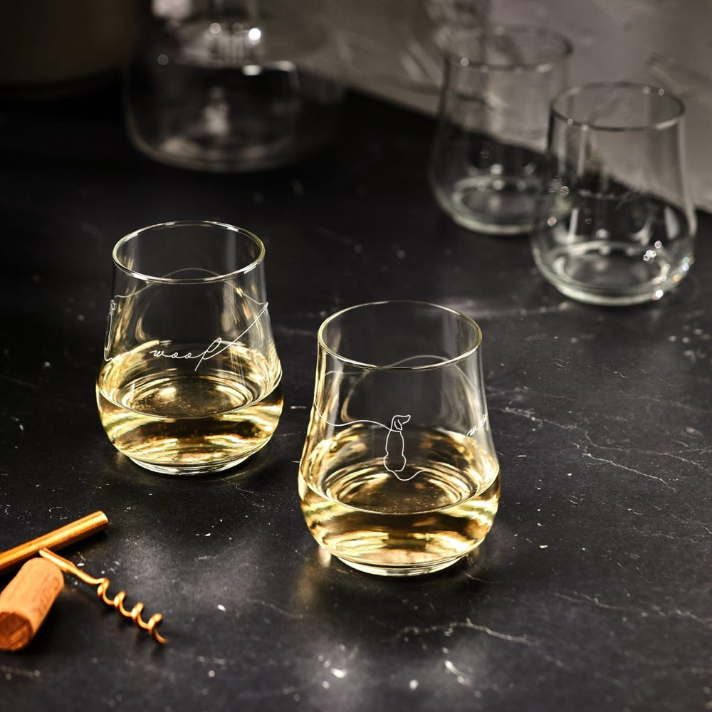 Libbey Modern Pets Woof All - Purpose Glasses, 17 oz - Set of 4 - lily & onyx