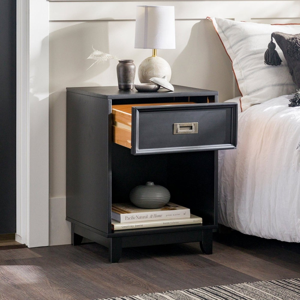 
                      
                        Walker Edison Modern Solid Wood Framed-Drawer Nightstand - lily & onyx
                      
                    