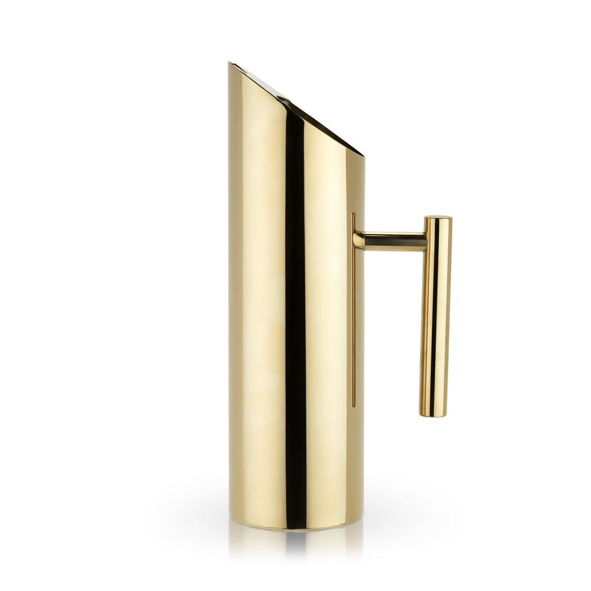 Viski Modern Stainless Steel Pitcher in Gold - lily & onyx