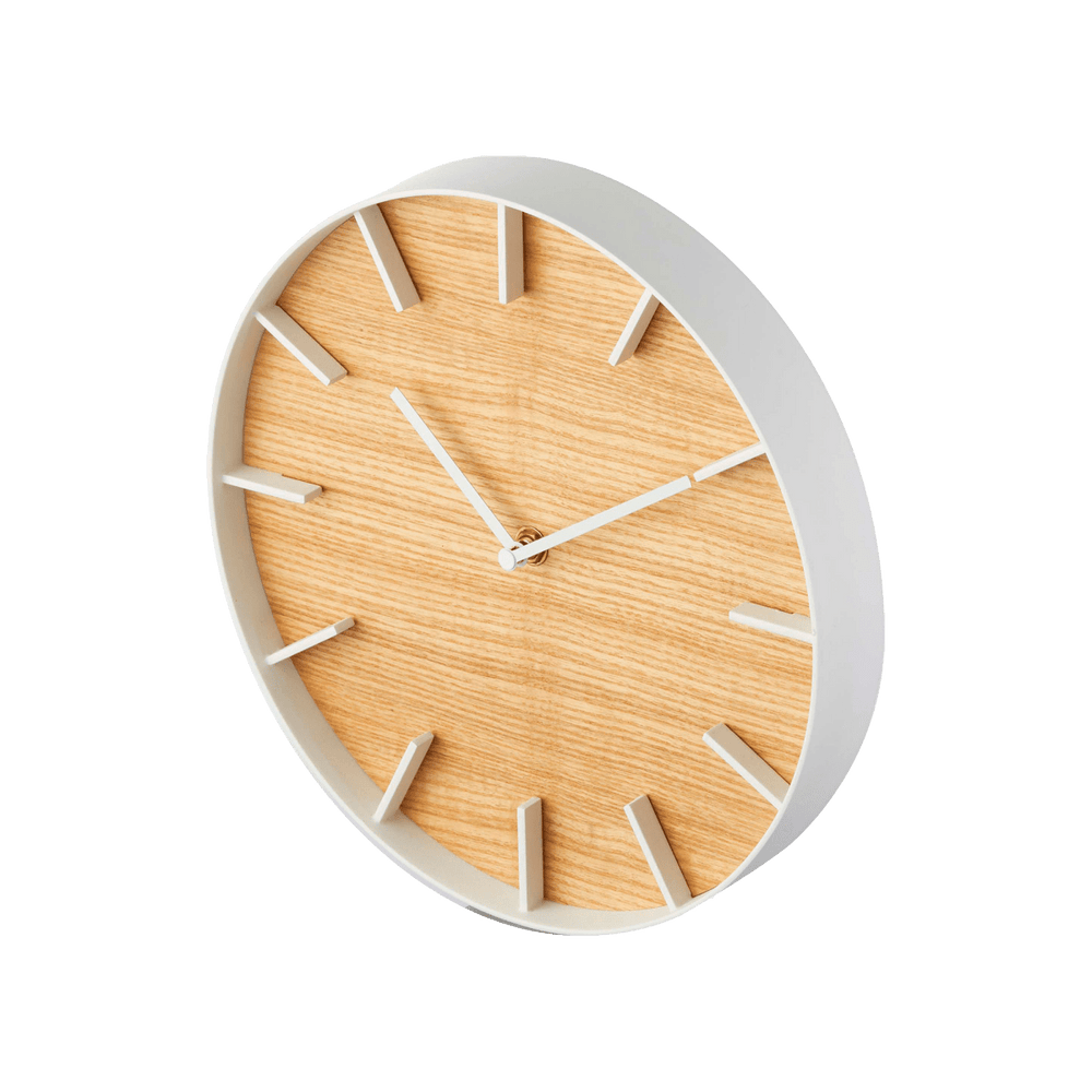 
                      
                        Yamazaki Home Modern Steel & Wood Wall Clock - lily & onyx
                      
                    