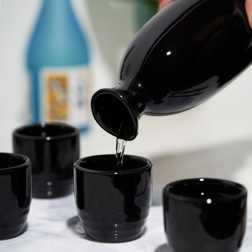 
                      
                        True Moga 5 - Piece Porcelain Sake Set, Black - lily & onyx
                      
                    
