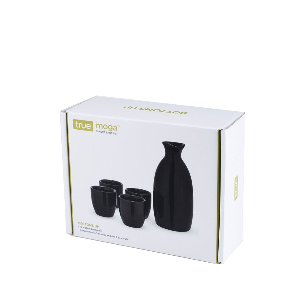 
                      
                        True Moga 5 - Piece Porcelain Sake Set, Black - lily & onyx
                      
                    