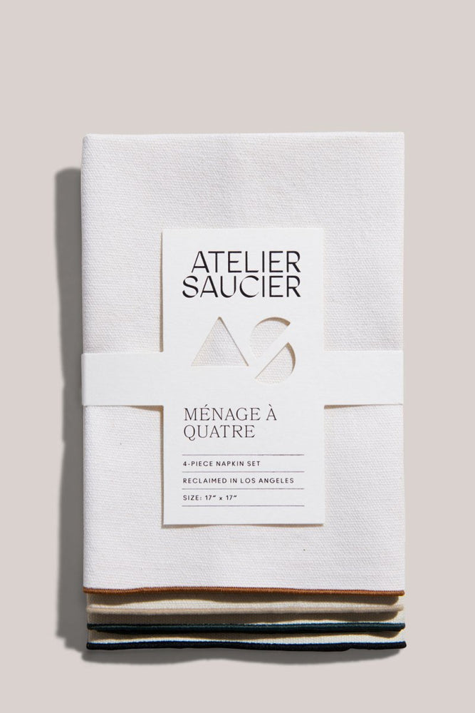 ATELIER SAUCIER Mojave Burlap Napkins | Set of 4 - lily & onyx