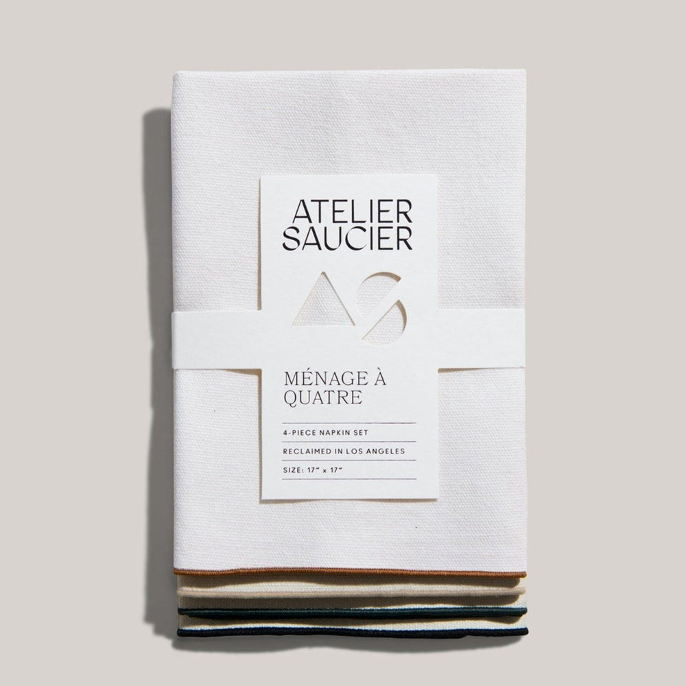 ATELIER SAUCIER Mojave Burlap Napkins | Set of 4 - lily & onyx