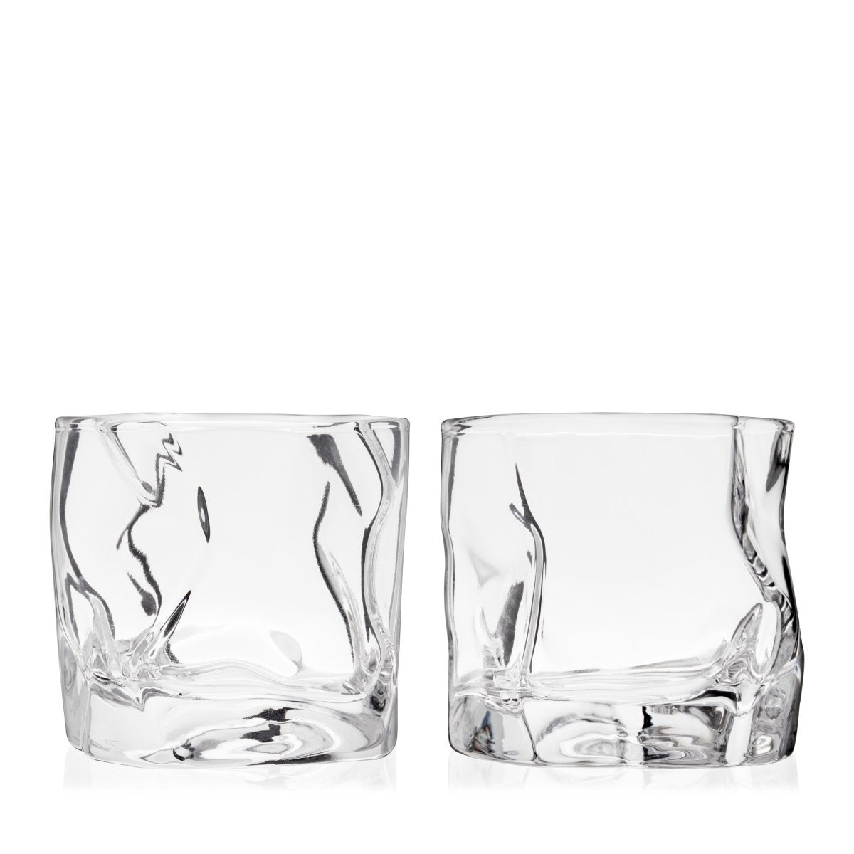 Viski Molten Glass Tumblers, Set of 2 - lily & onyx
