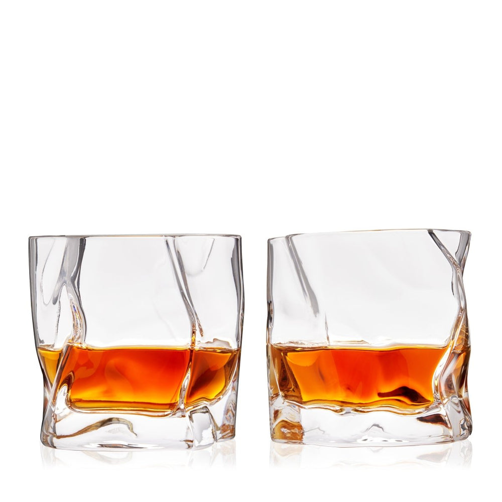 
                      
                        Viski Molten Glass Tumblers, Set of 2 - lily & onyx
                      
                    