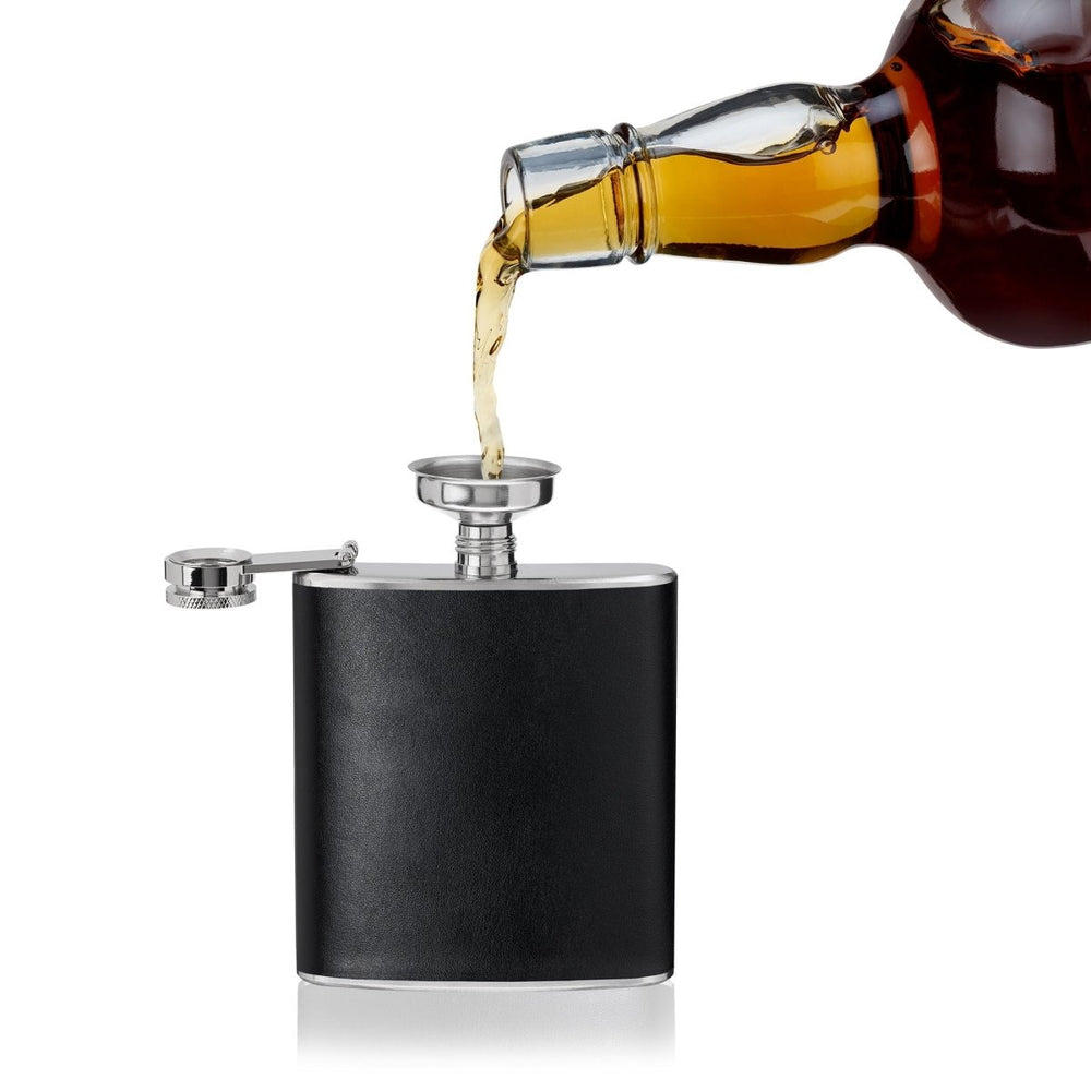 
                      
                        True Monte Carlo 6 oz Stainless Steel Flask with Faux Leather - lily & onyx
                      
                    