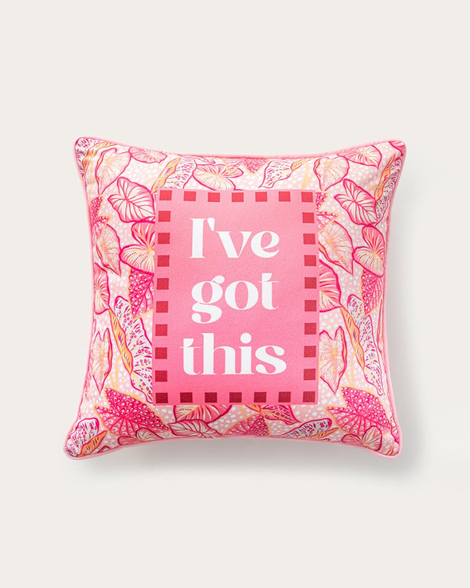 Mood Theory I've Got This Pillow | Velvet Statement Throw Pillow