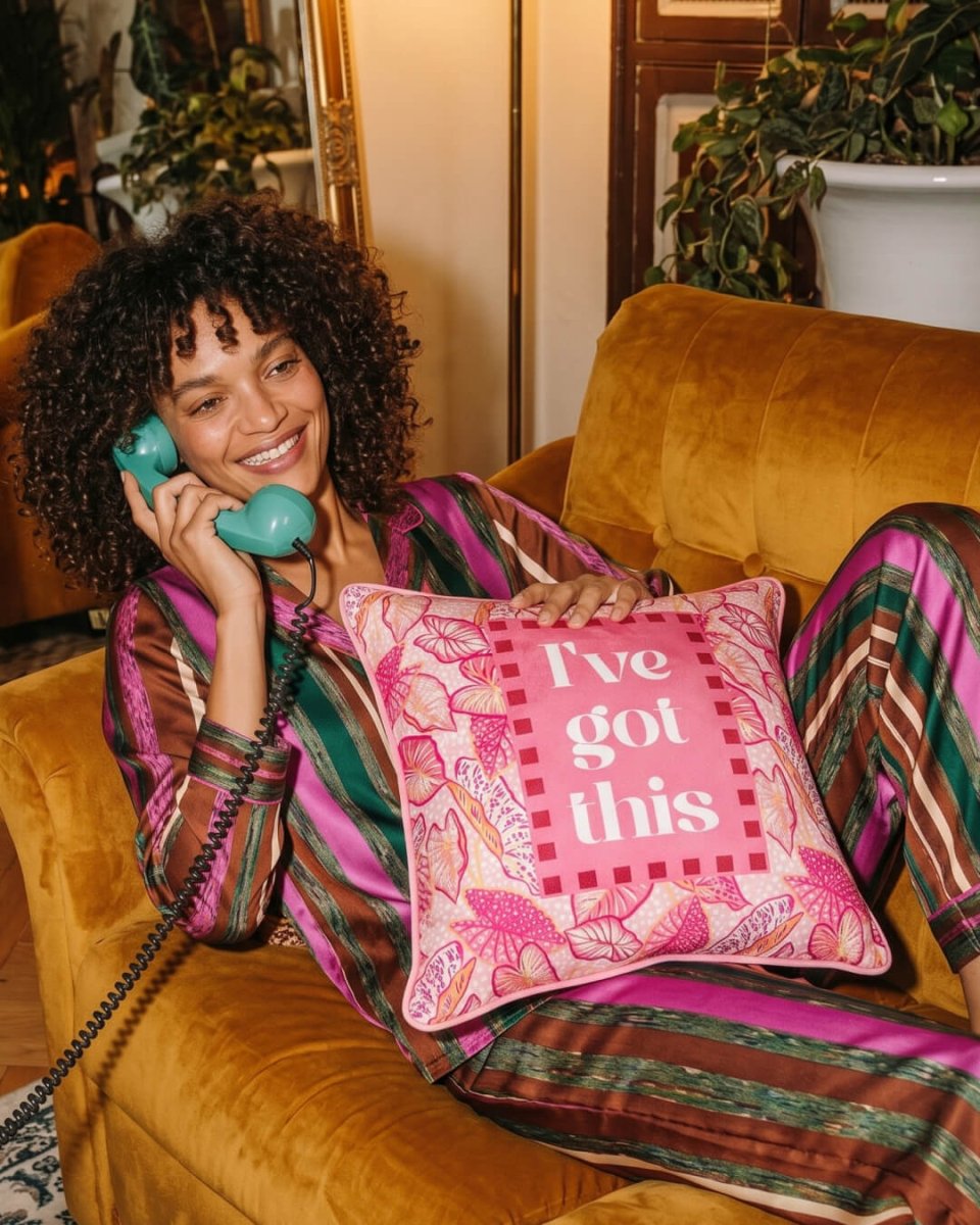 Mood Theory I've Got This Pillow | Velvet Statement Throw Pillow