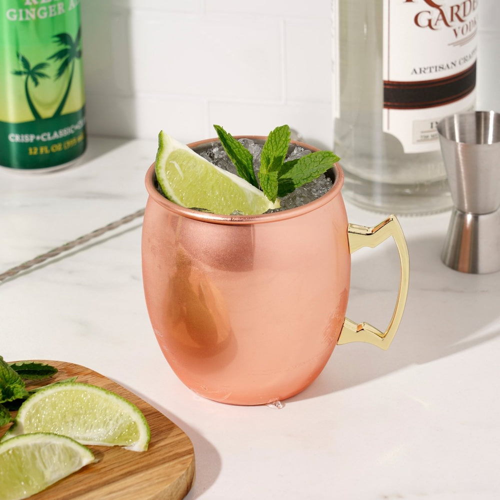 True Moscow Mule 16 oz Copper Plated Mug with Zinc Alloy Handle - lily & onyx