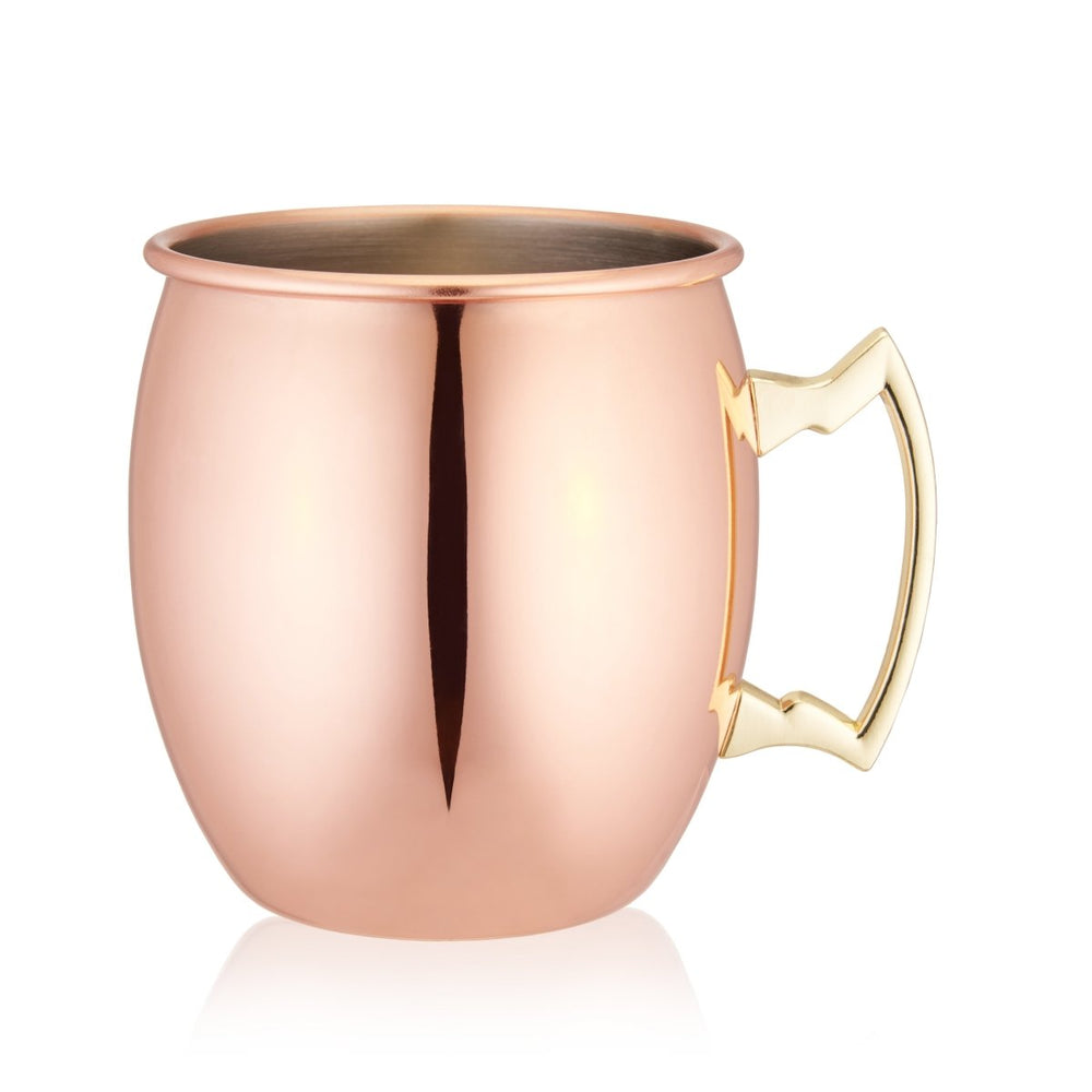 True Moscow Mule 16 oz Copper Plated Mug with Zinc Alloy Handle - lily & onyx