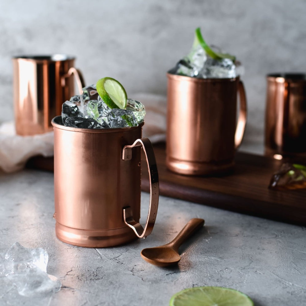 Libbey Moscow Mule Copper Mugs, 14 oz - Set of 4 - lily & onyx