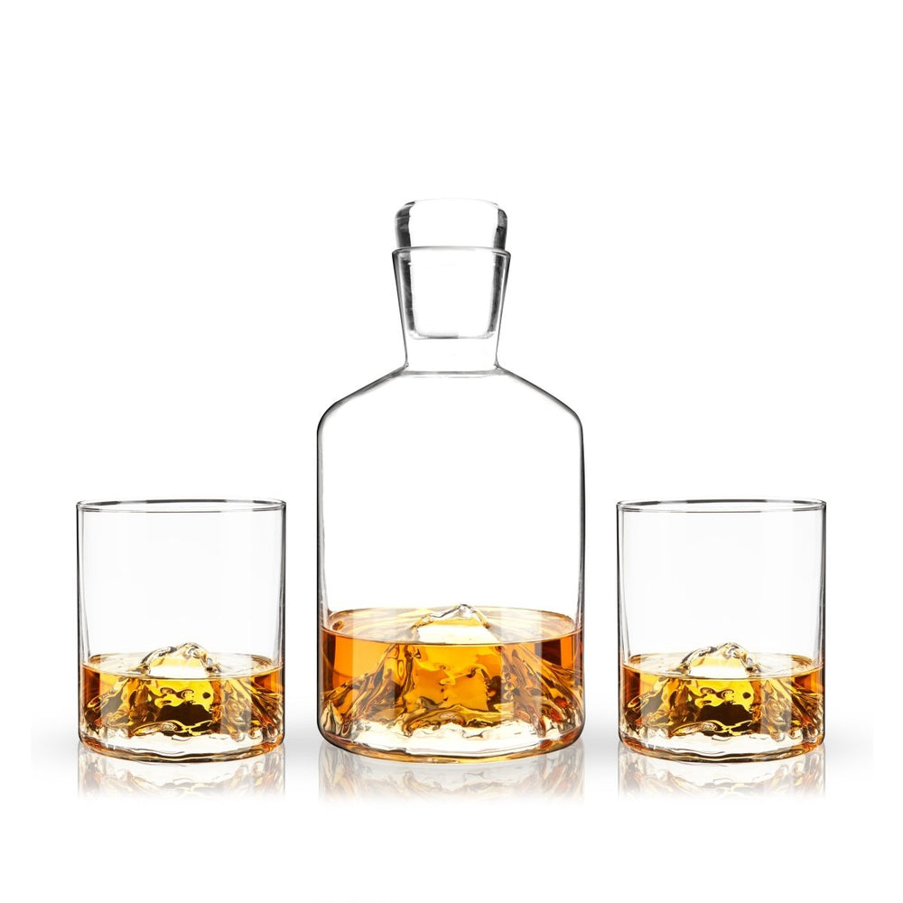 
                      
                        Viski Mountain Crystal Decanter and Tumbler Set - lily & onyx
                      
                    