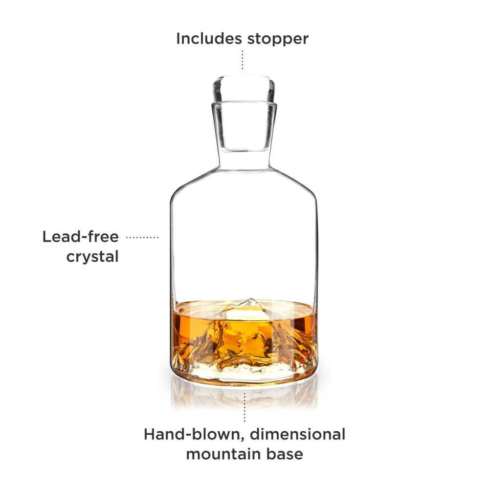 
                      
                        Viski Mountain Crystal Liquor Decanter - lily & onyx
                      
                    