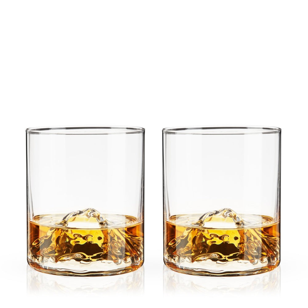
                      
                        Viski Mountain Crystal Tumblers, Set of 2 - lily & onyx
                      
                    