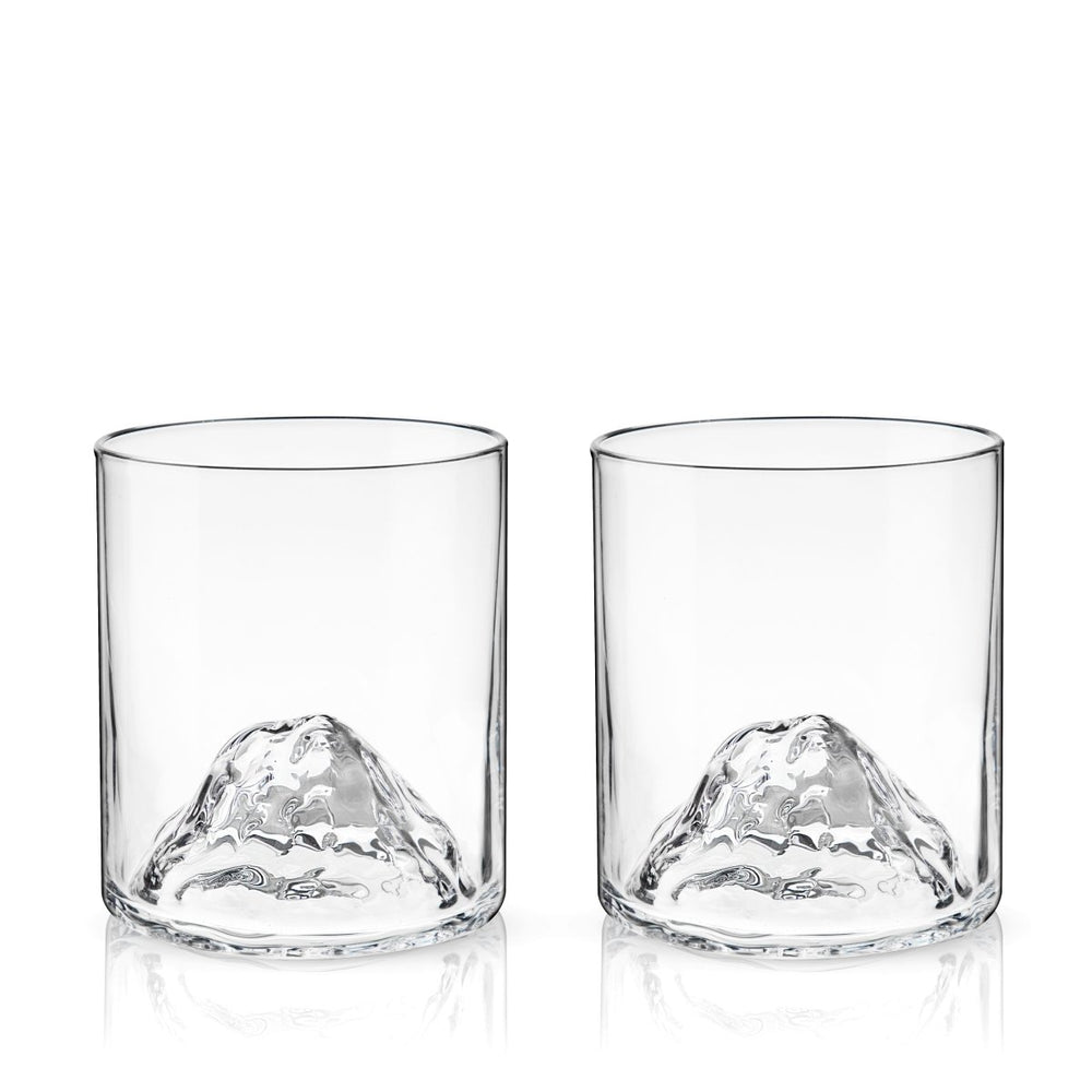 Viski Mountain Crystal Tumblers, Set of 2 - lily & onyx