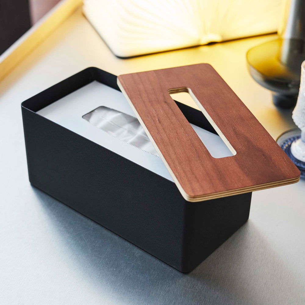 
                      
                        Steel & Wood Tissue Box Cover - Rectangle
                      
                    