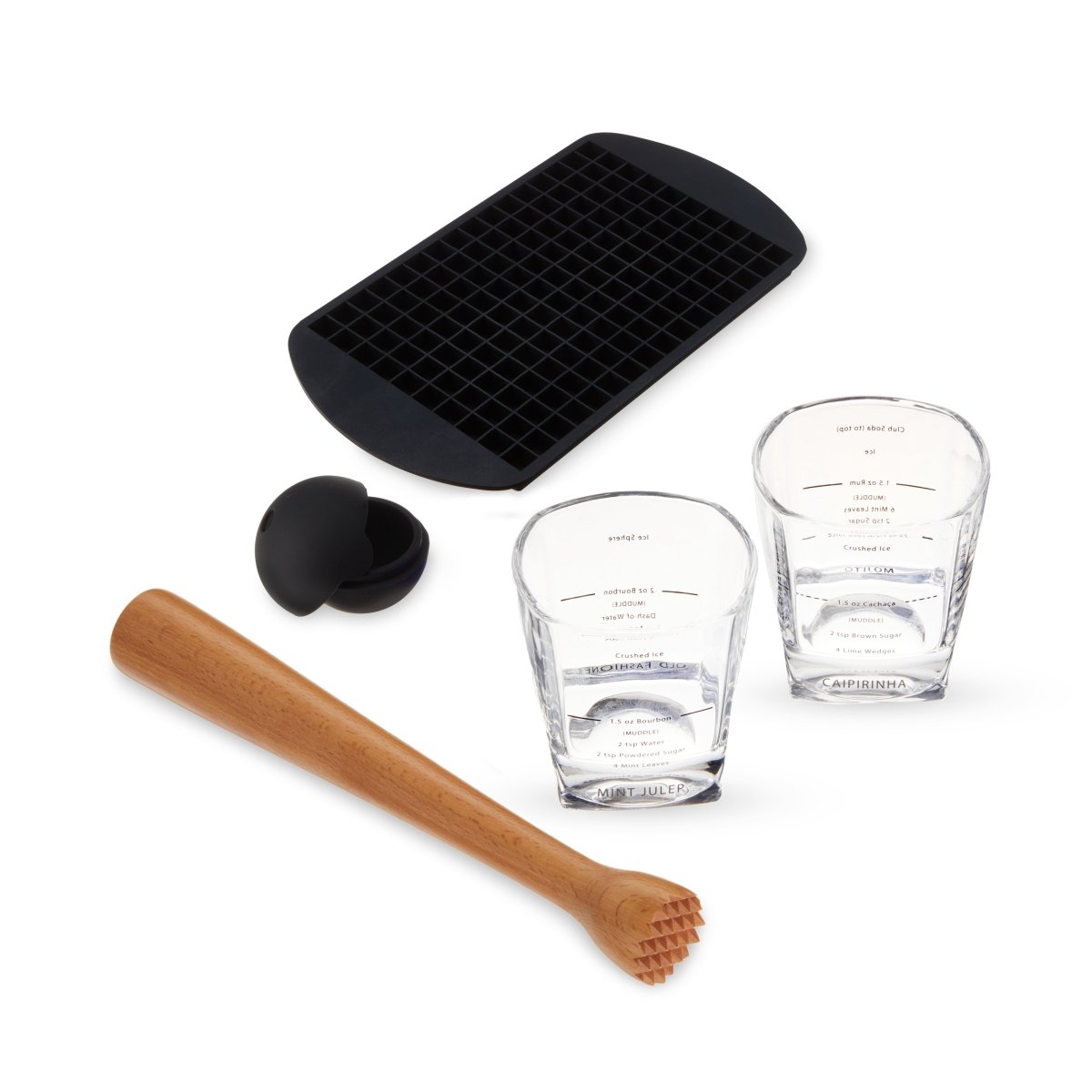 True Muddled 5 - Piece Mixologist Barware Set - lily & onyx
