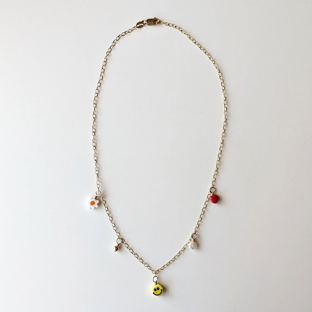 Pretti.Cool Multi Charm Necklace - lily & onyx