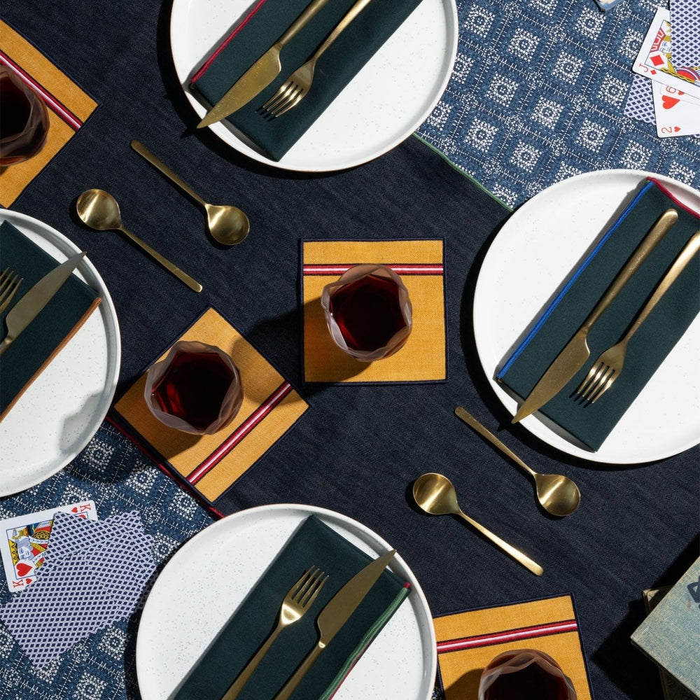 
                      
                        ATELIER SAUCIER MVP Denim Table Runner - lily & onyx
                      
                    