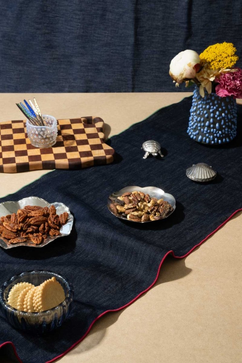 ATELIER SAUCIER MVP Denim Table Runner - lily & onyx