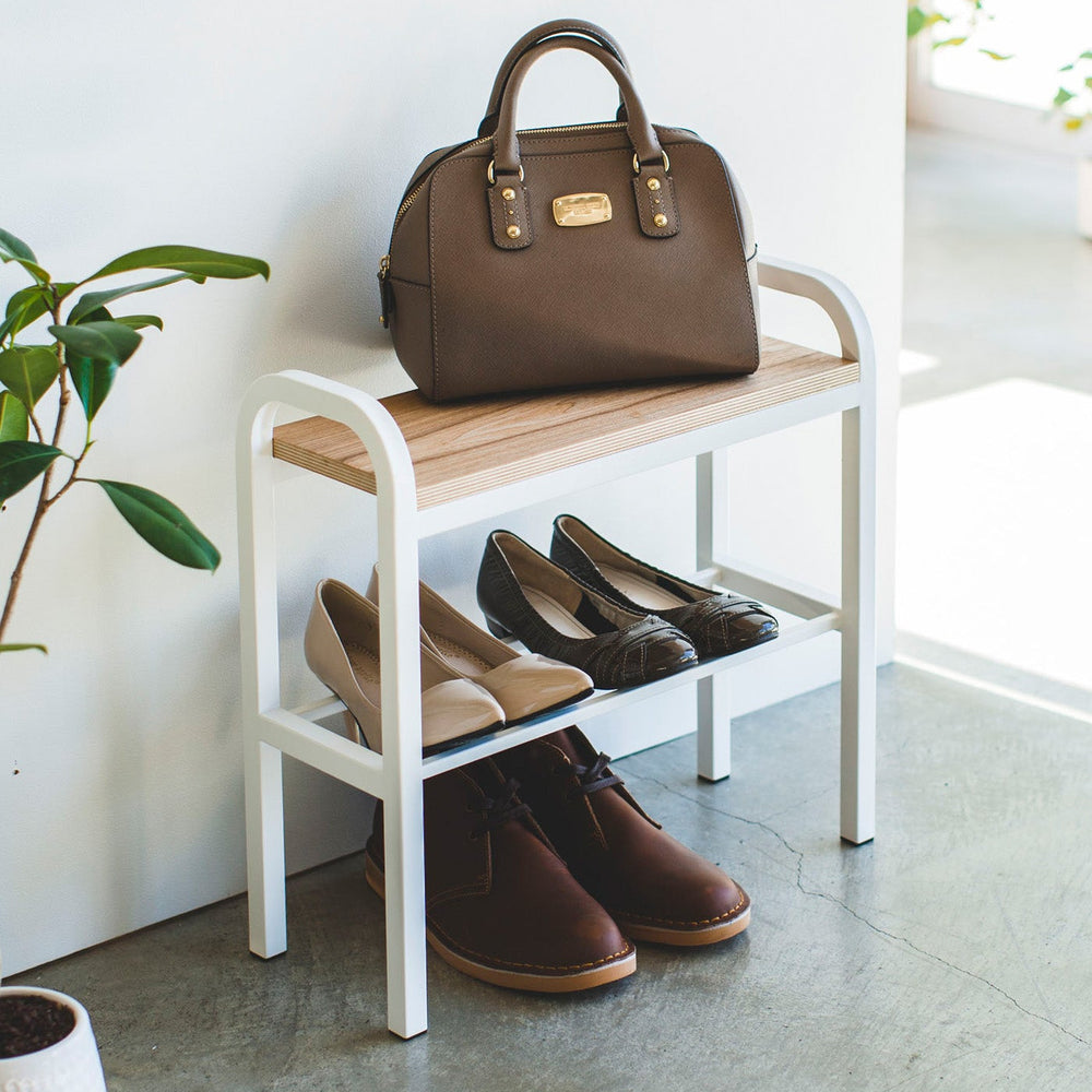 Shoe Organizer & Bench, 18" H