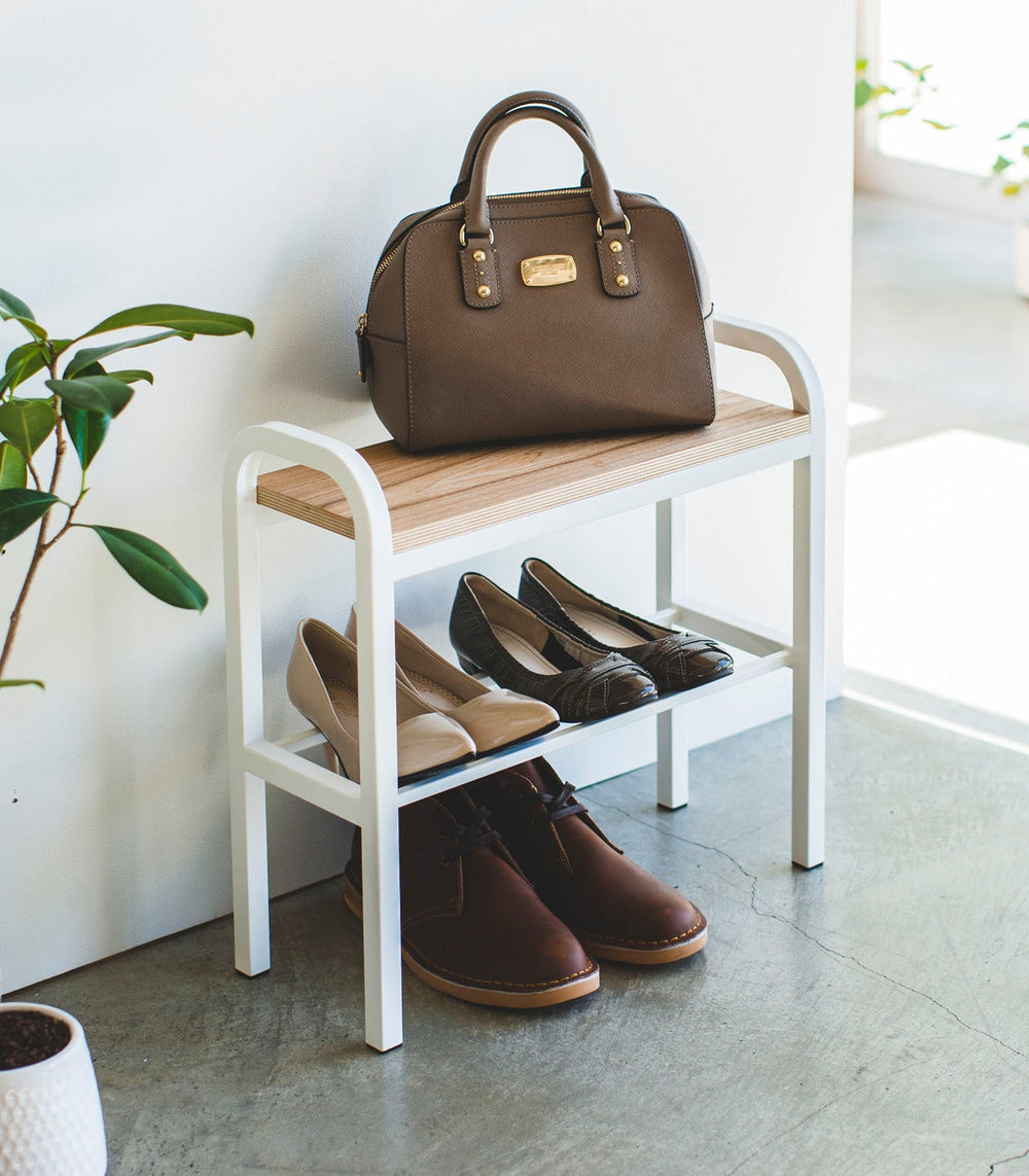 Shoe Organizer & Bench, 18