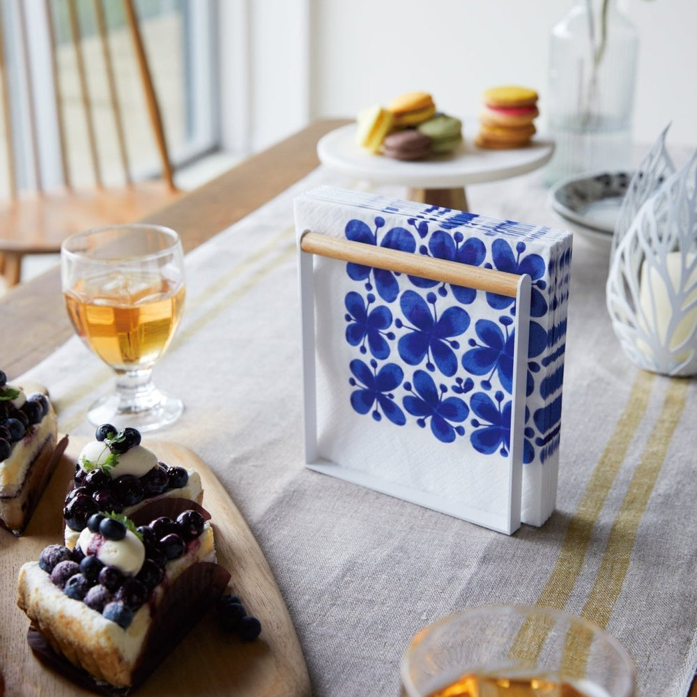 Yamazaki Home Napkin Holder - Steel + Wood - lily & onyx