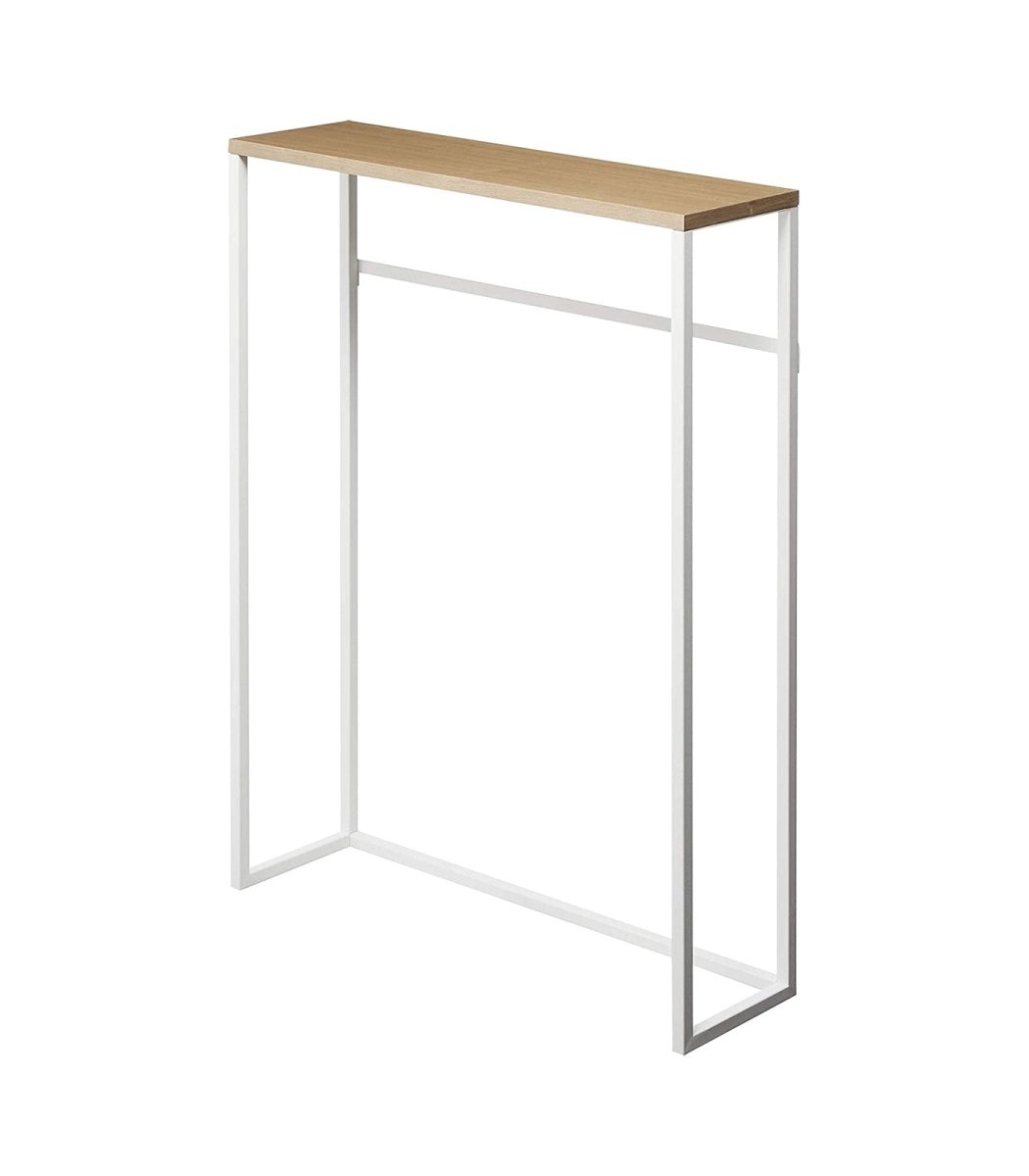 Yamazaki Home Narrow Entryway Console Table, 32" H - Steel - lily & onyx