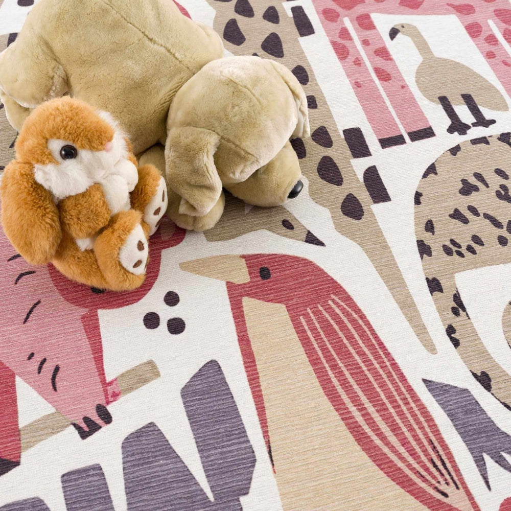 
                      
                        Hauteloom Natal Animal Print Washable Kids Rug - lily & onyx
                      
                    