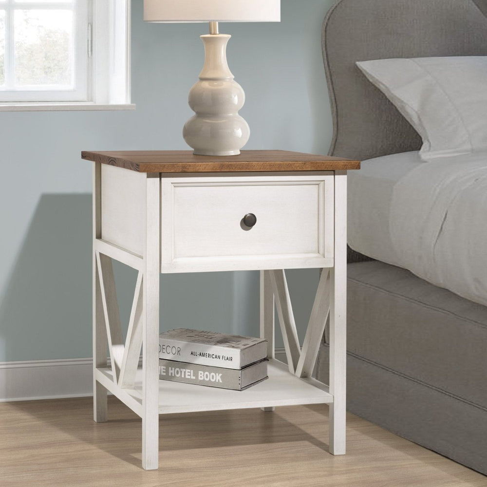 
                      
                        Walker Edison Natalee Wood Nightstand / Side Table - lily & onyx
                      
                    