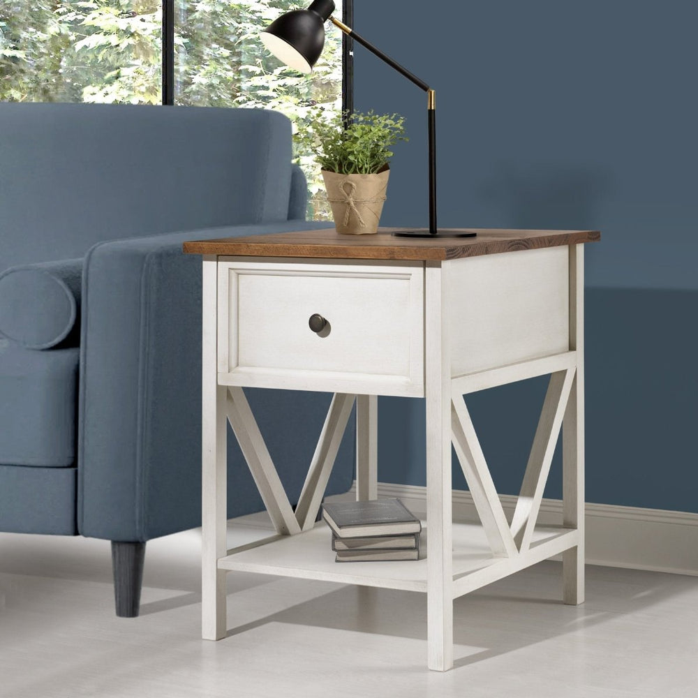 
                      
                        Walker Edison Natalee Wood Nightstand / Side Table - lily & onyx
                      
                    