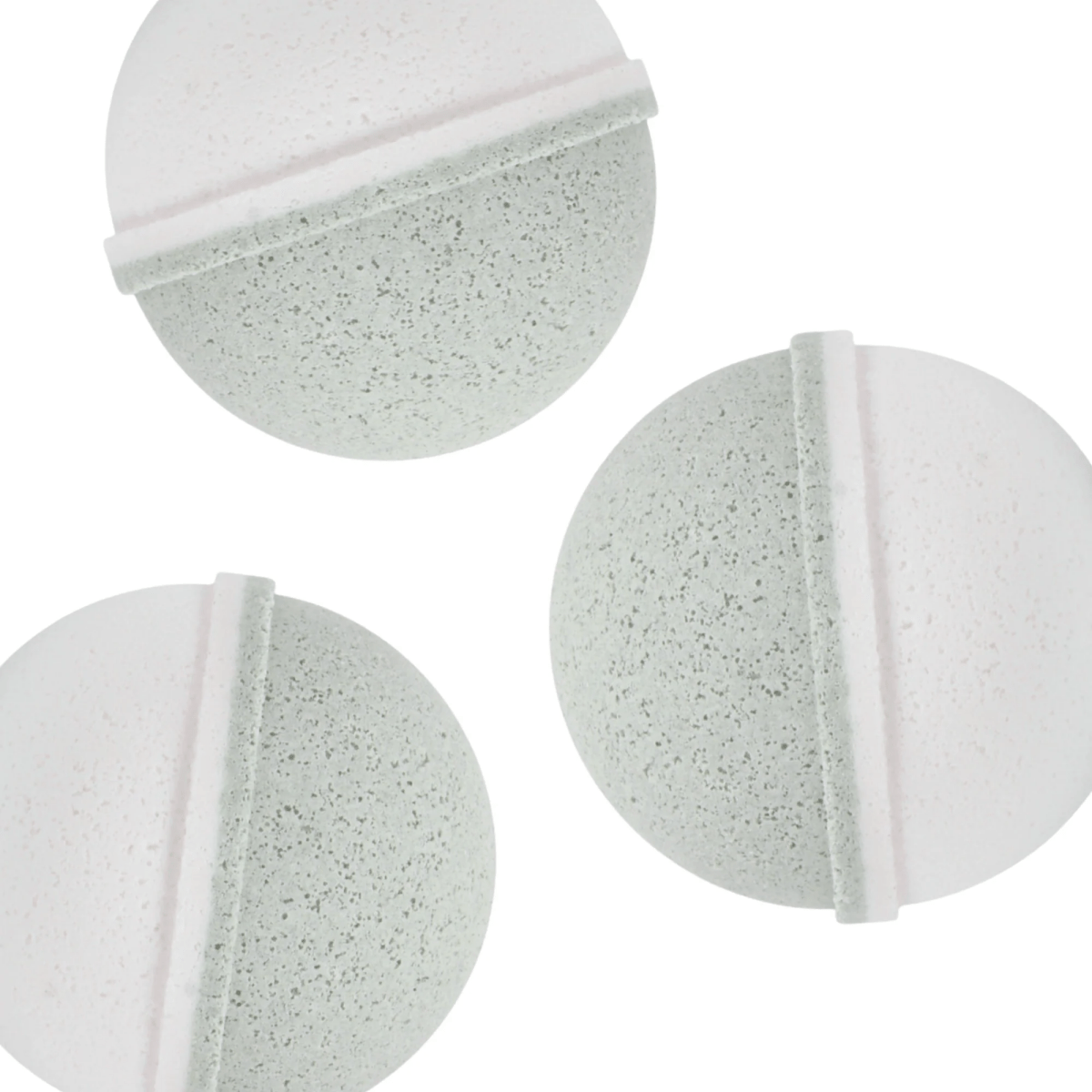 Slow North Natural Bath Bomb Set - Peppermint + Tea Tree, Set of 3 - lily & onyx