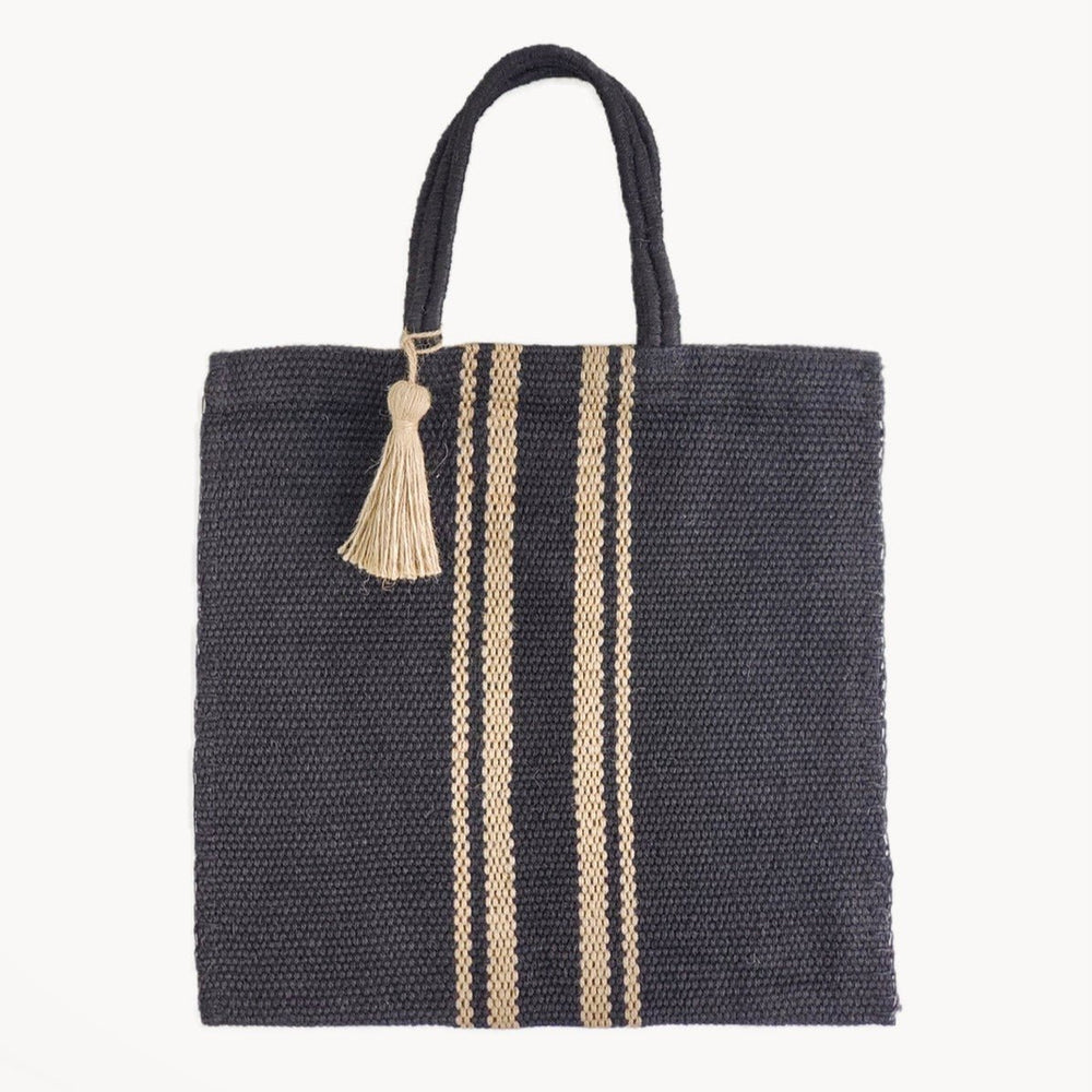 
                      
                        KORISSA Naya Jute Tote Bag - Black - lily & onyx
                      
                    