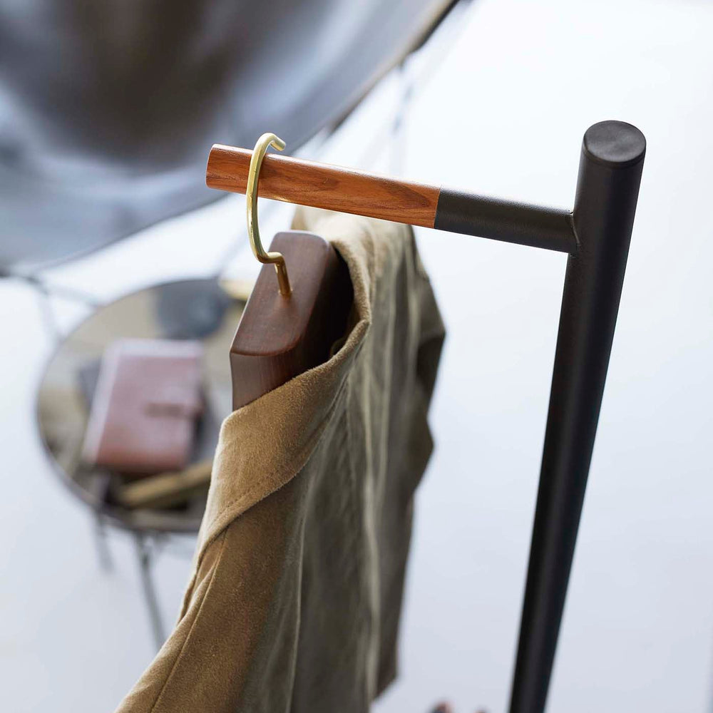 
                      
                        Steel & Wood Coat Rack, 63.98" H
                      
                    