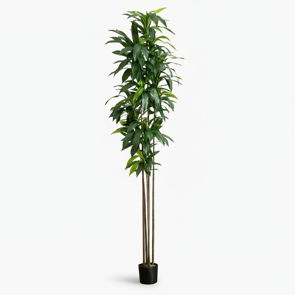 Nearly Natural 10’ Artificial Dracaena Tree with Real Touch Leaves