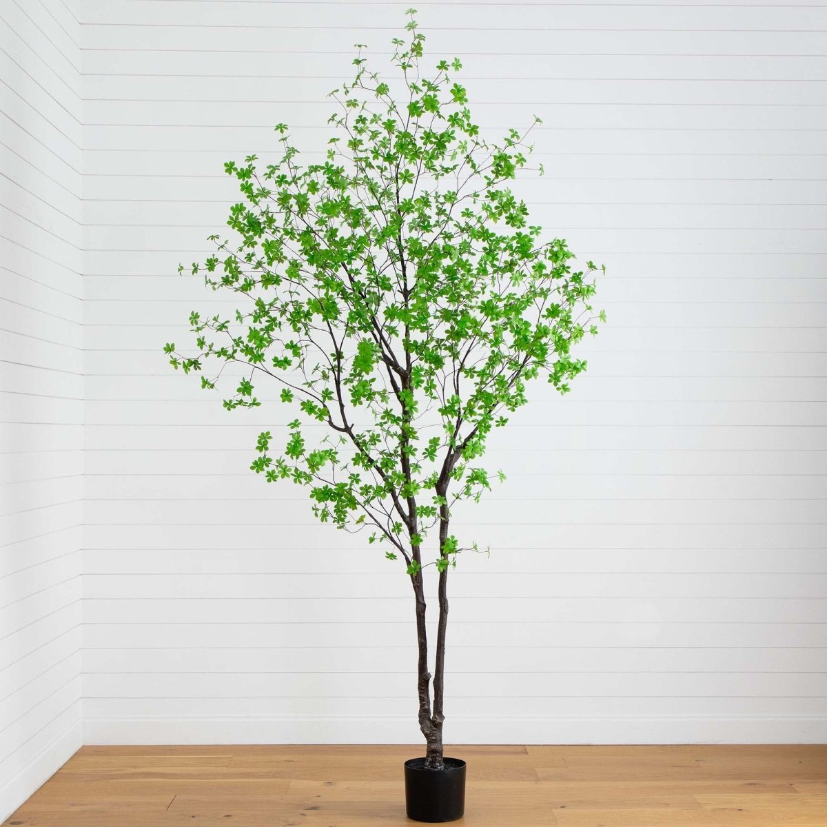 Nearly Natural 10' Artificial Enkianthus Tree - Minimalist Faux Indoor Tree