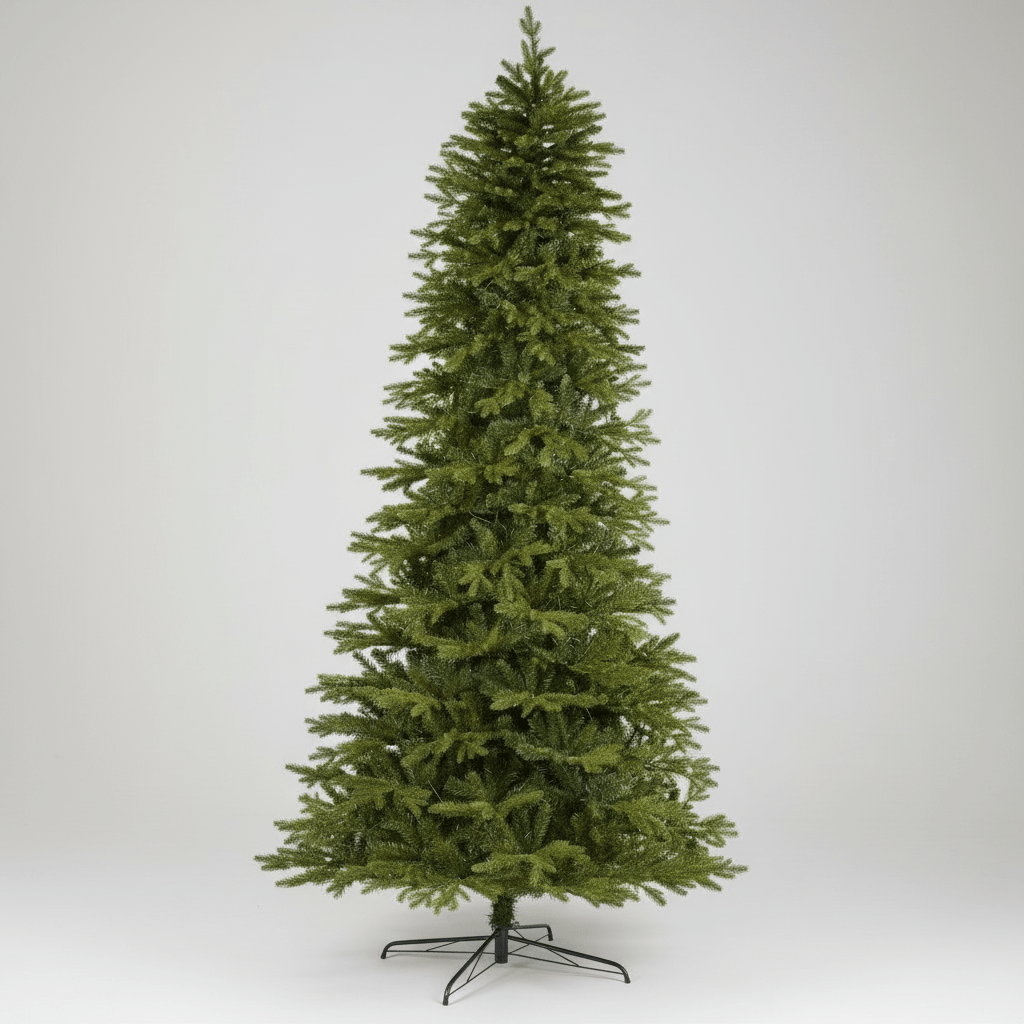 Nearly Natural 10’ Belgium Fir “Natural Look” Artificial Christmas Tree with 3514 Bendable Branches