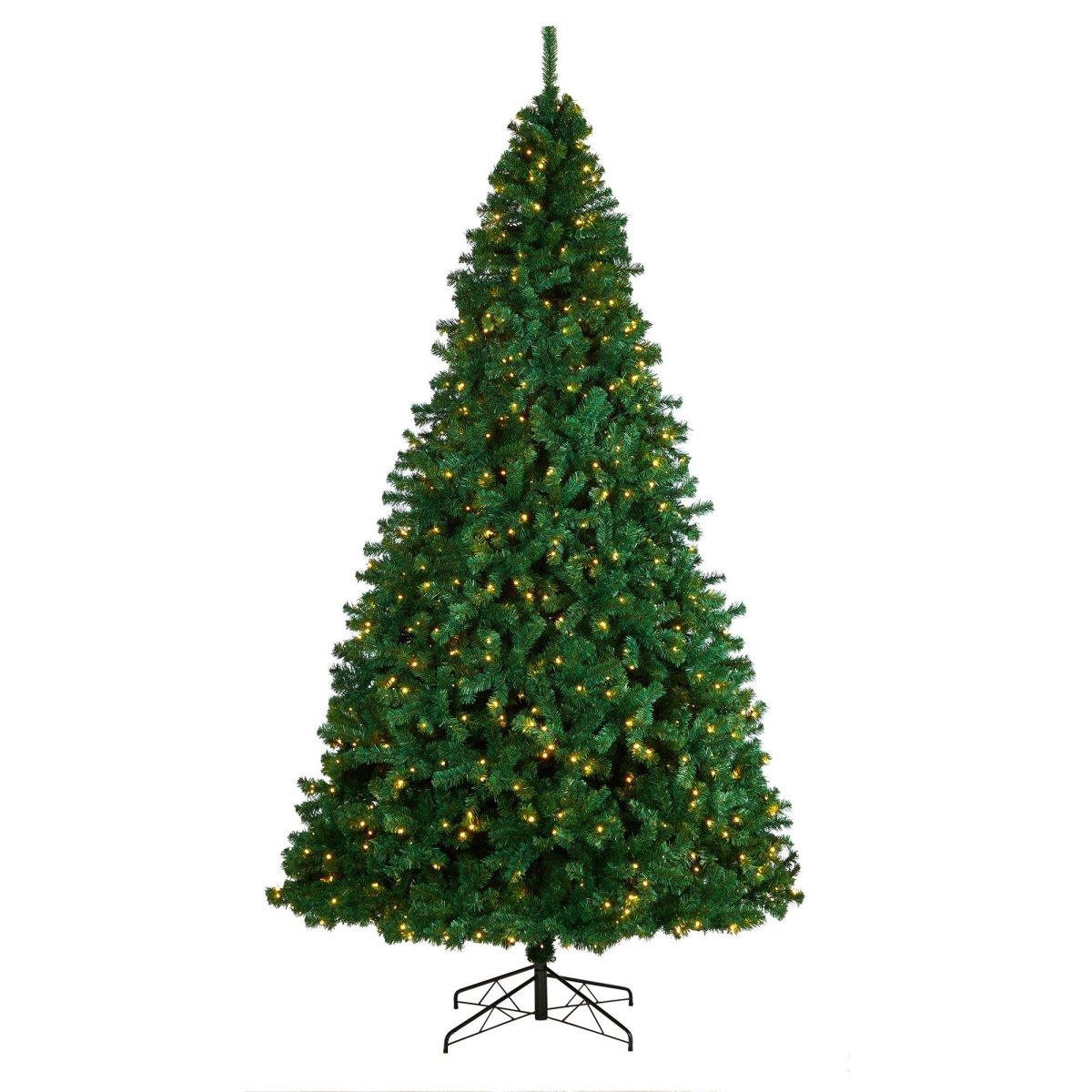 Nearly Natural 10' Northern Tip Artificial Christmas Tree with 800 Clear LED Lights and 2200 Bendable Branches