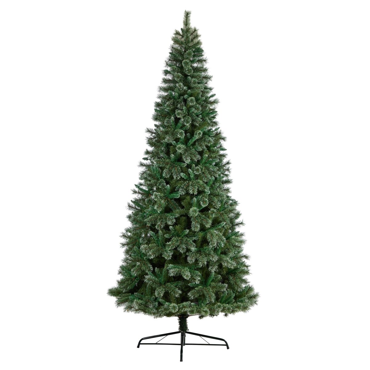 Nearly Natural 10' Wisconsin Slim Pine Artificial Christmas Tree - 1652 Bendable Branches