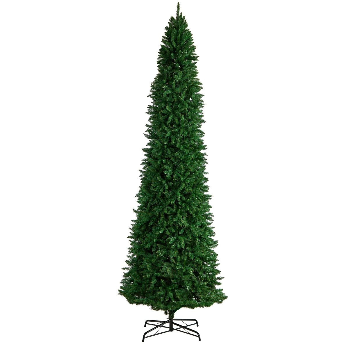 Nearly Natural 12' Slim Mountain Pine Artificial Christmas Tree - 3235 Branches