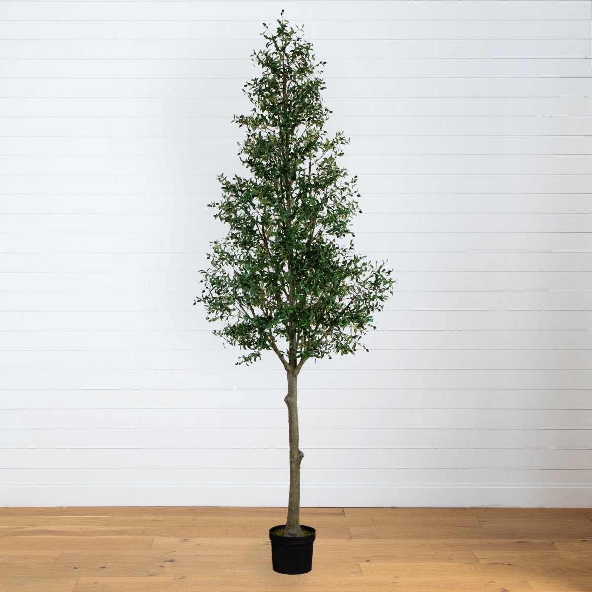 Nearly Natural 13' Giant Artificial Olive Tree - Mediterranean Faux Olive Tree